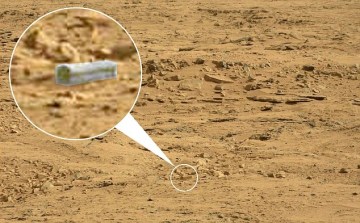 Picture about NASA's Curiosity Rover Spots Alien Coffin on Mars