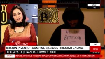 Picture about Bitcoin Inventor Giving Away Billions Through Casino