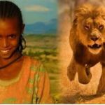 Picture about Lions Saved Kidnapped Ethiopian Girl