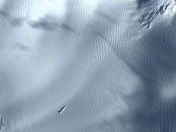 Alleged UFO Crash Landing in Antarctica, Google Earth Images