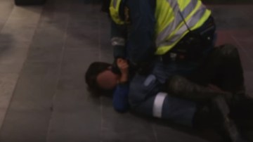 Image about Israeli Policeman Strangling Palestinian Child to Death