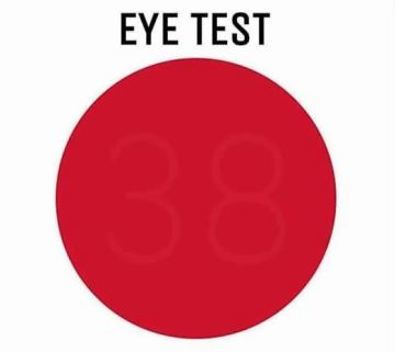 Image about Red Circle Eye Test to Check Your Vision