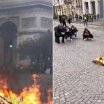 Picture about News Reporters Manipulate Images of Paris Burns