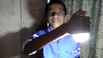 Image about Abu Thahir’s Power of Lighting Bulb by Touch