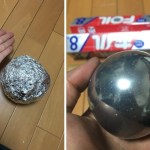 Image about Microwave Tinfoil Into Sphere Smooth Ball Within Minutes