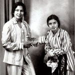 Image about Legends Balasaraswati and Subbulakshmi Smoking Cigarettes