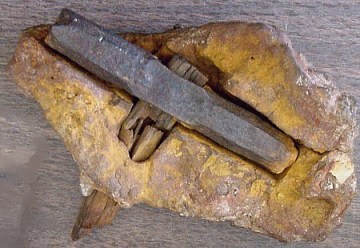 Image about 400 Million Year Old London Hammer Discovered Inside Rock