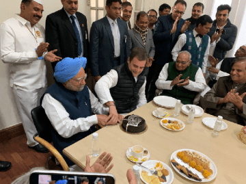 Image about Manmohan Singh Not Free to Cut His Own Birthday Cake