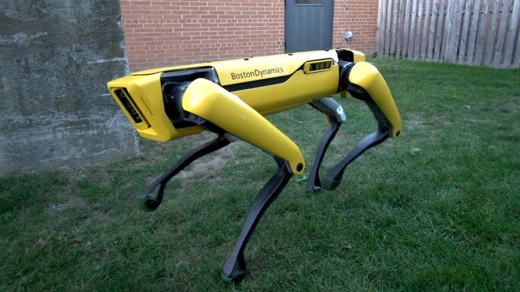 Image of SpotMini, dog-like robot of Boston Dynamics