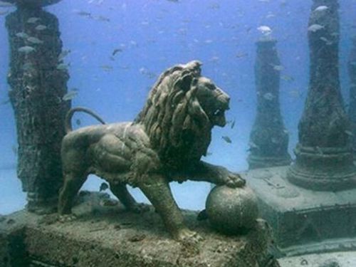 Pictures of Historic Sunken City of Krishna, Dwarka