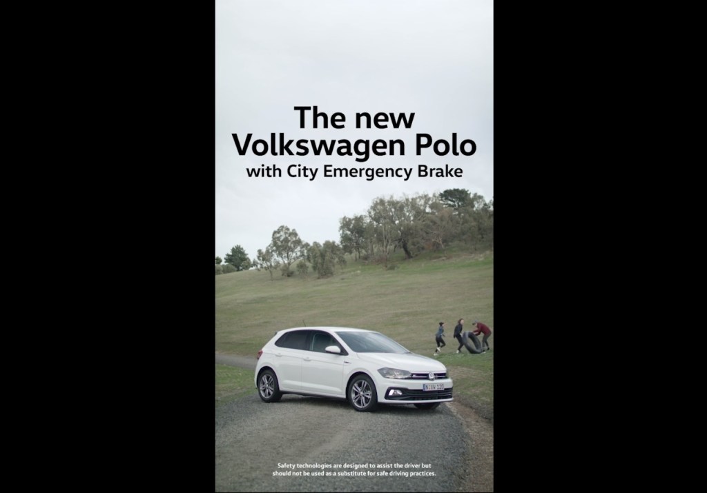 Image of Viral Advertisement for Volkswagen Polo Car