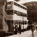 About Triple Decker City Bus in Berlin, Germany - Photograph