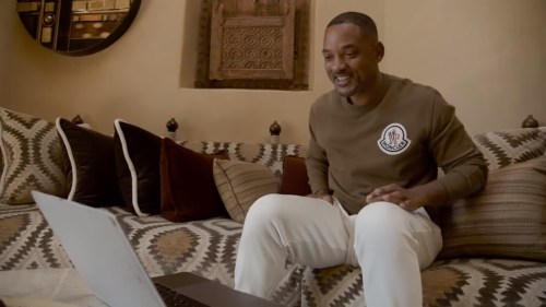 Image of Will Smith talking to his Physician after his Colonoscopy and treatment