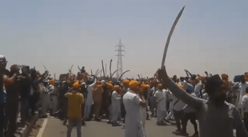 Image about Thousands of Sikhs Protesting Against NRC, Police Absent