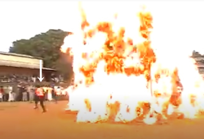 Image of The four men escape from either sides