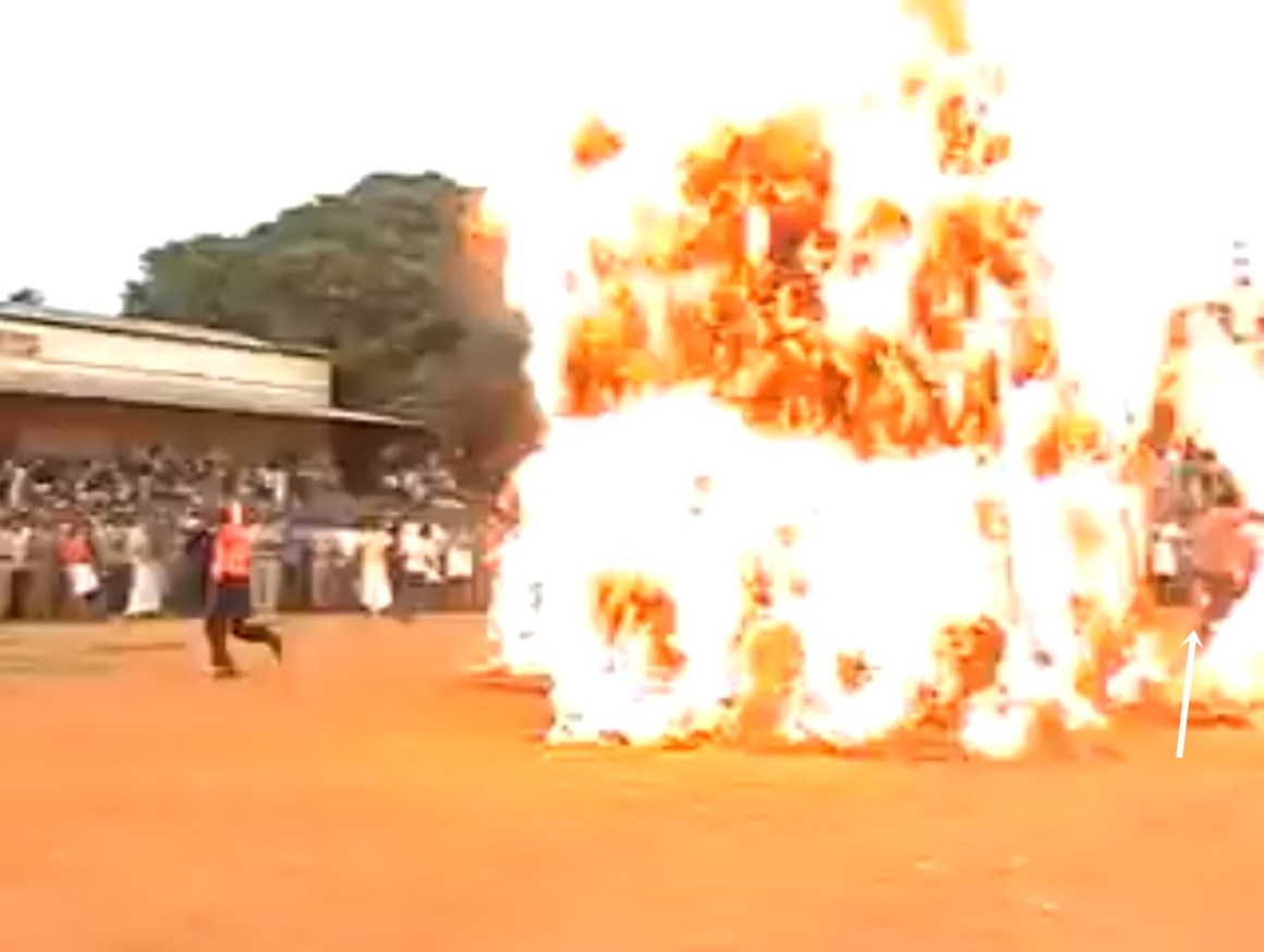 Image of The four men escape from either sides