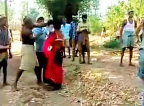 Image of Draconian punishment to minor tribal girl in a Gujarat village