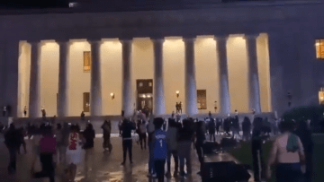 Image about Protestors Broke Inside White House, Trump Fleed