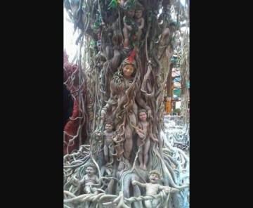 Image about Carved Stone Sculpture in Nagvasuki Temple, Picture