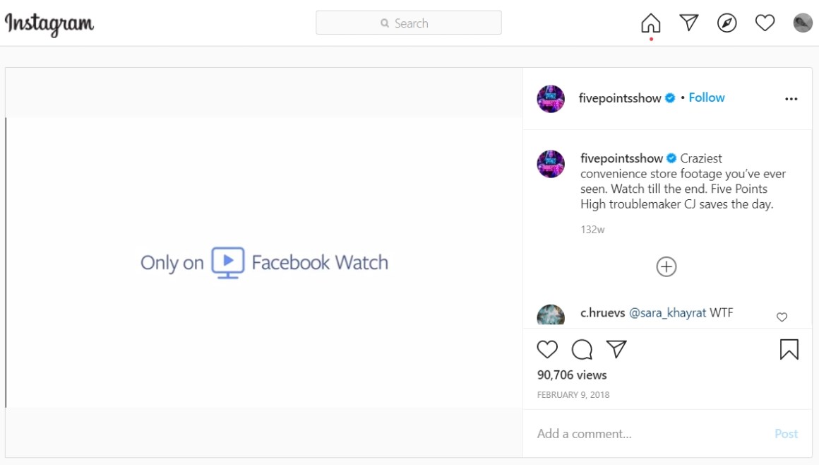 Image from original video suggesting the show promotion