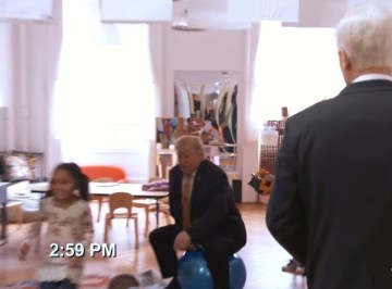 Image about President Trump Drunk in a Kindergarten, Video