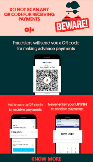 Image of QR Code Scam on OLX, Other Online Payment Platforms3