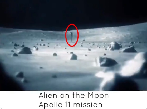 Image about Alien Found on Moon During Apollo 11 Mission, Video