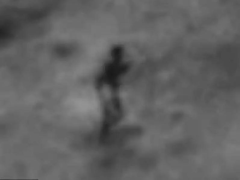 Image about Alien Walking on the Moon