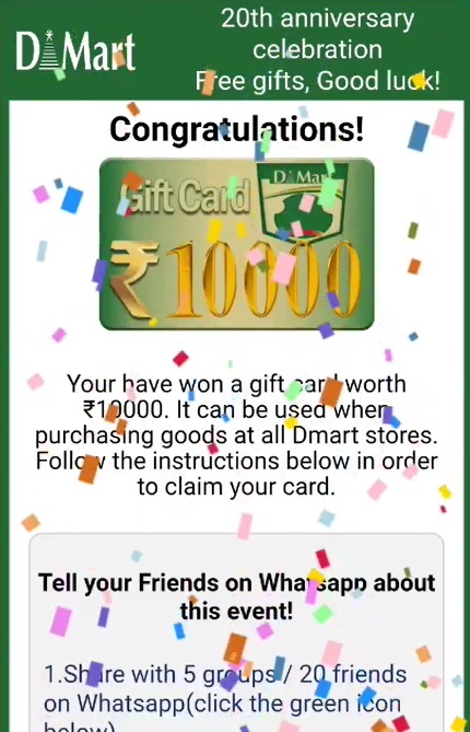 Image about DMart 20th Anniversary Celebration Free Gifts