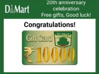 Image about DMart 20th Anniversary Celebration Free Gifts