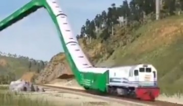 Image about High Speed Floating Train Starts in China, Video