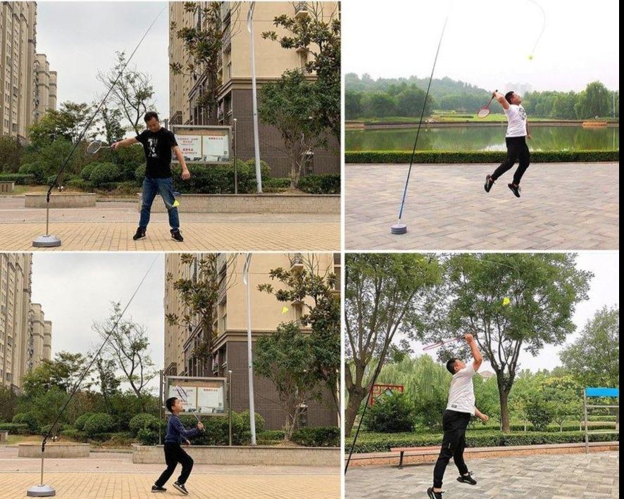 Image of Single player badminton training set