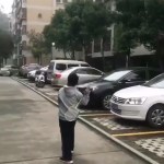 Image about Playing Badminton Alone With the Wind, Video